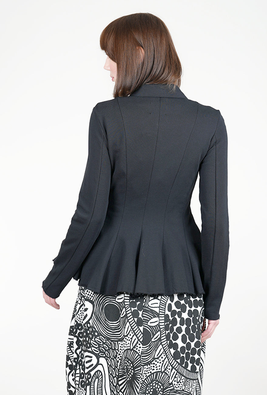 Pluslavie La Belle Sweat Jacket, Black 