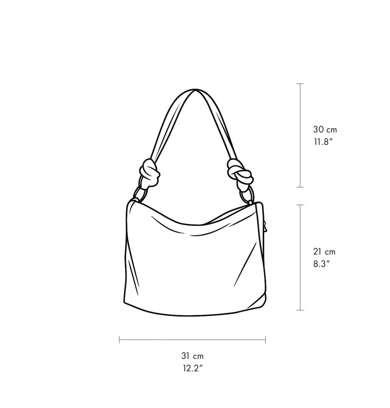 Daniella Lehavi Dallas Contour Shoulder Bag, Pewter Croco 