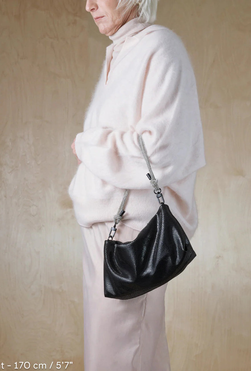 Daniella Lehavi Dallas Evening Shoulder Bag, Onyx 