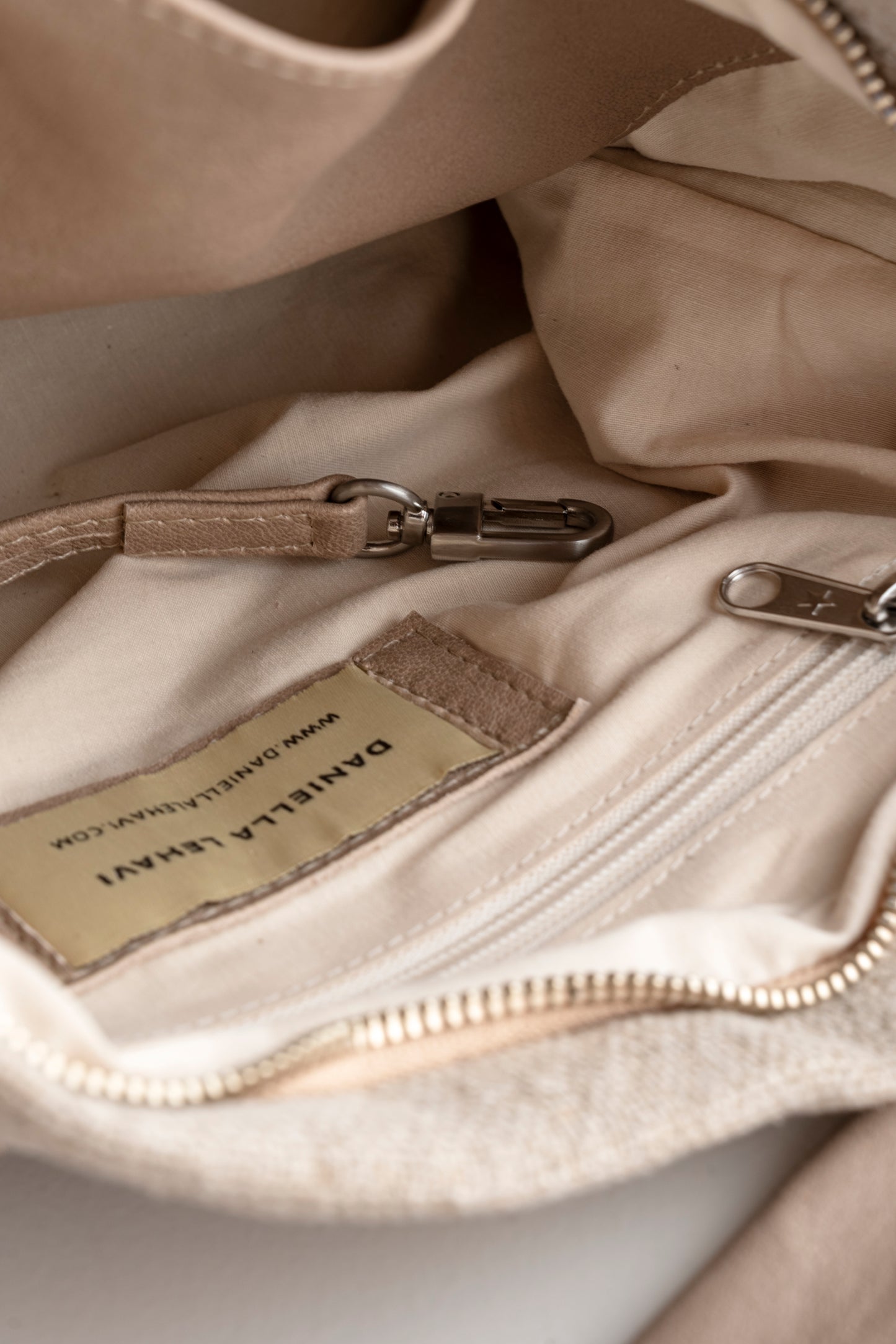Daniella Lehavi Dallas Soft Crossbody Bag - Stonewash Mocca 