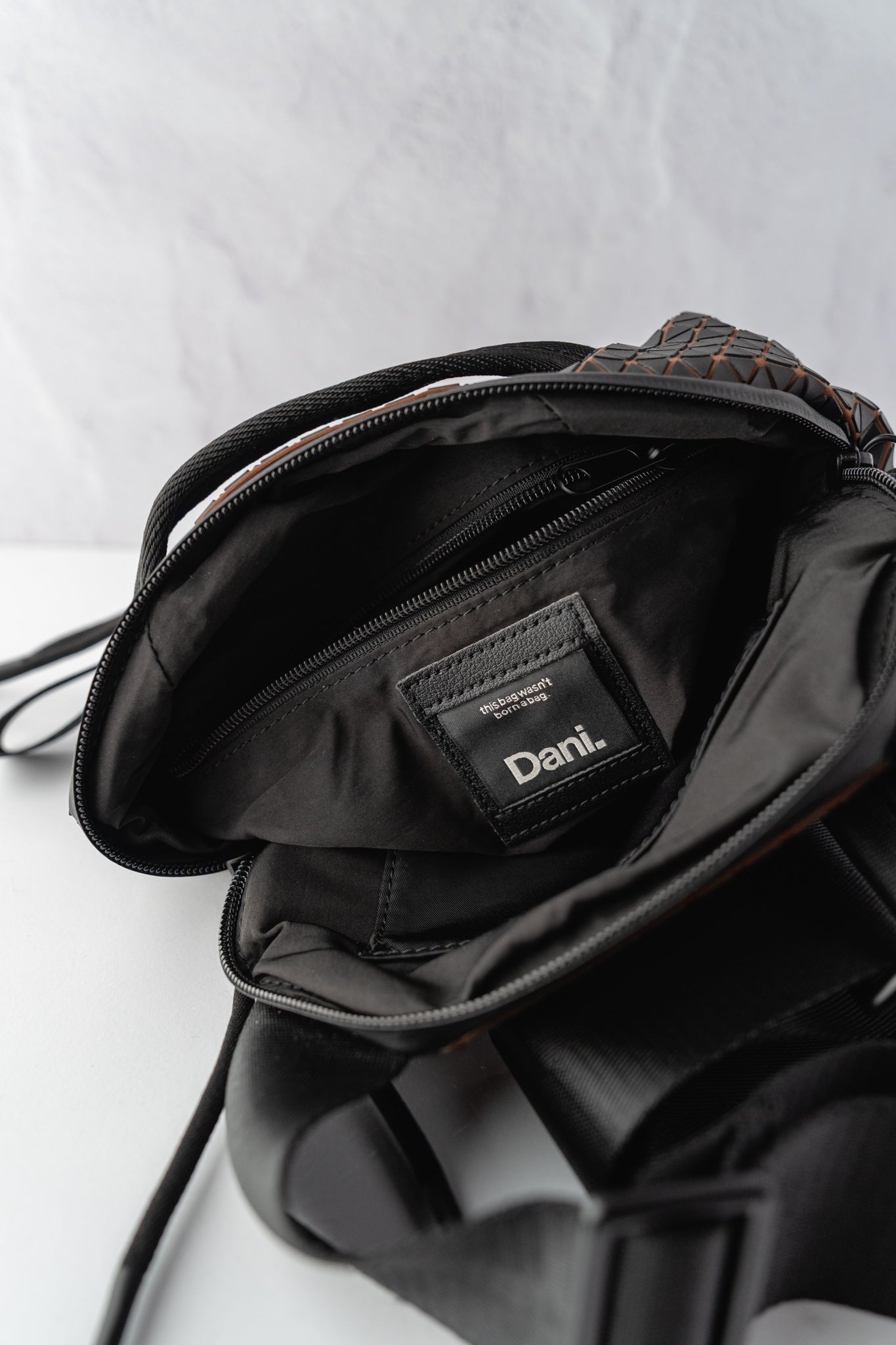 Daniella Lehavi Bonnie LTD Crossbody, Geo Chocolate 