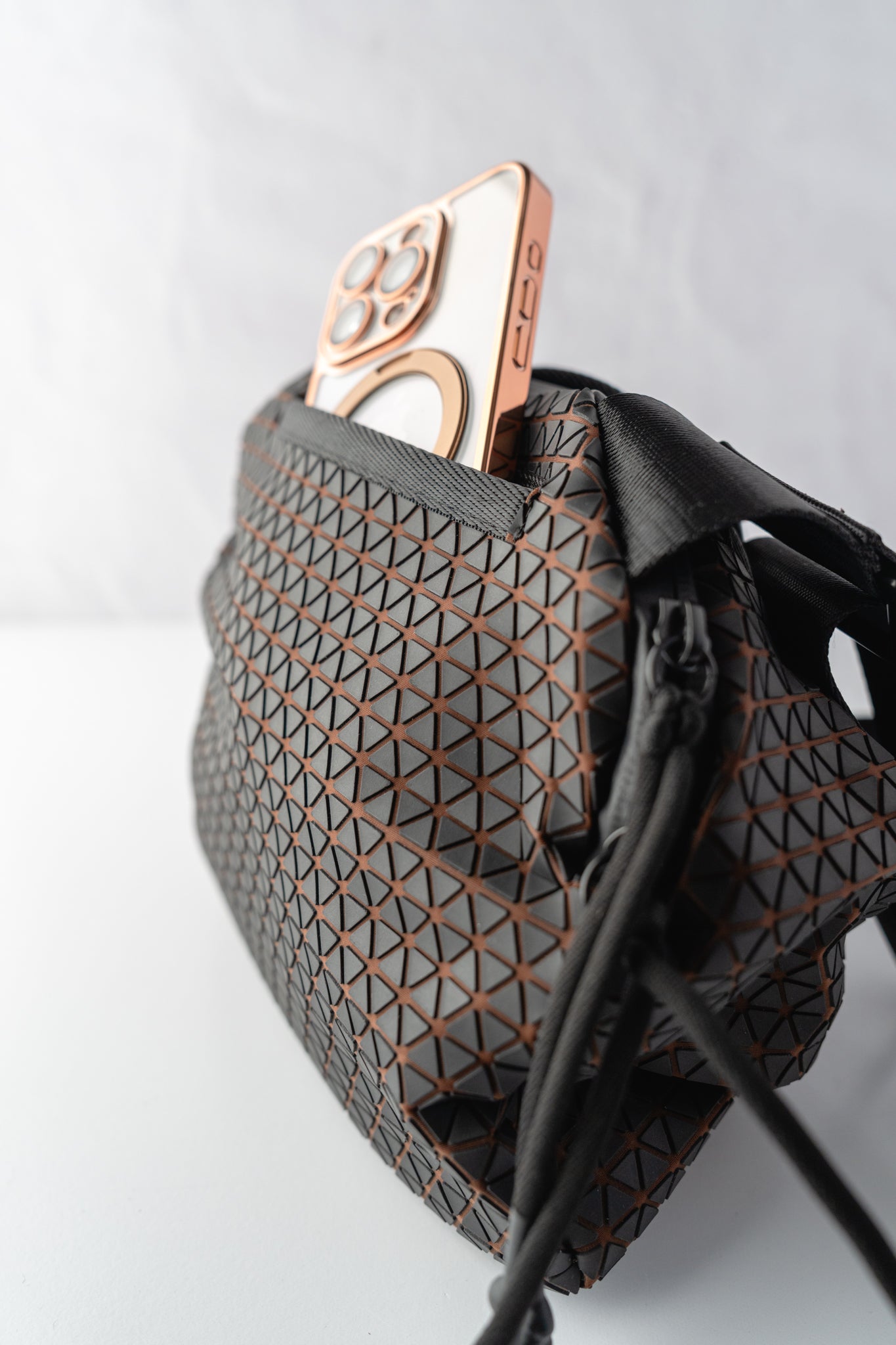 Daniella Lehavi Bonnie LTD Crossbody, Geo Chocolate 