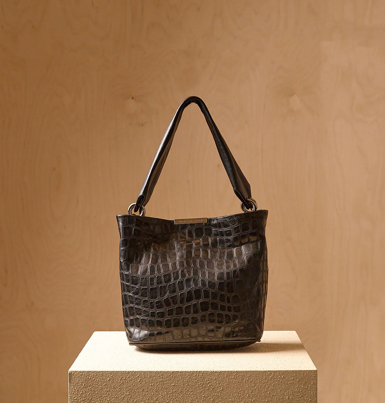 Daniella Lehavi Cartago Soft Tote, Black Mosaic 