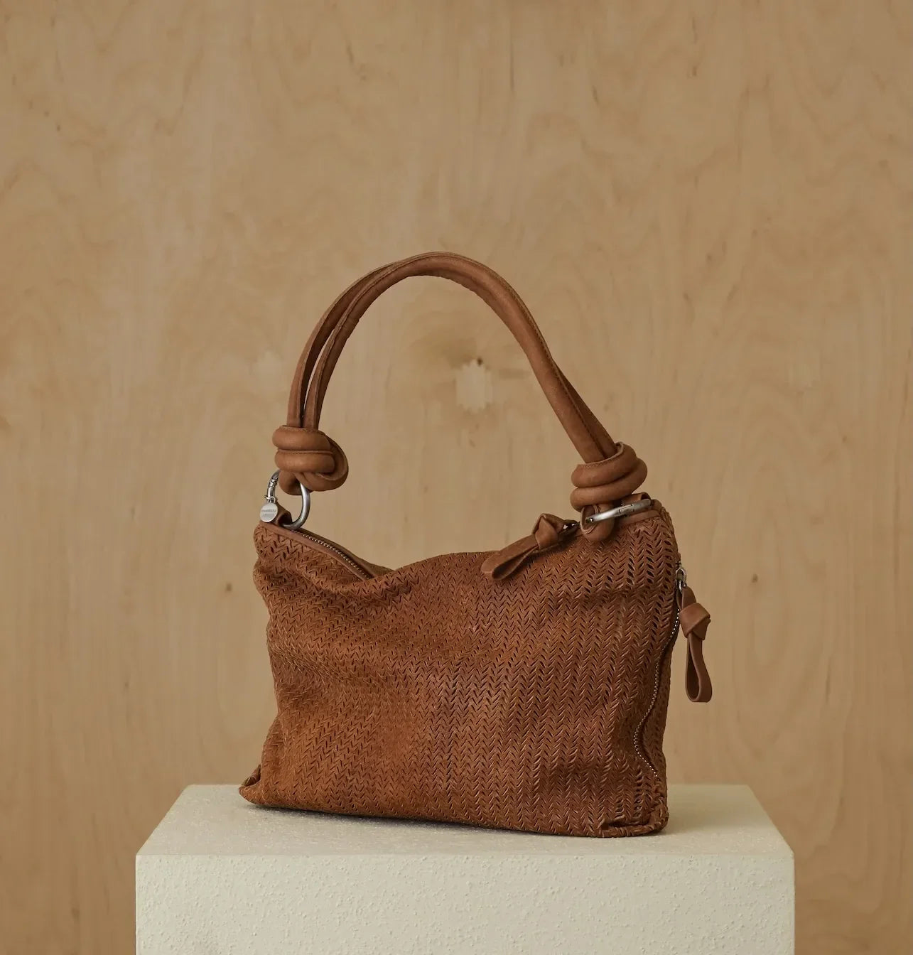 Daniella Lehavi Dallas Contour Shoulder Bag, Sigaro 
