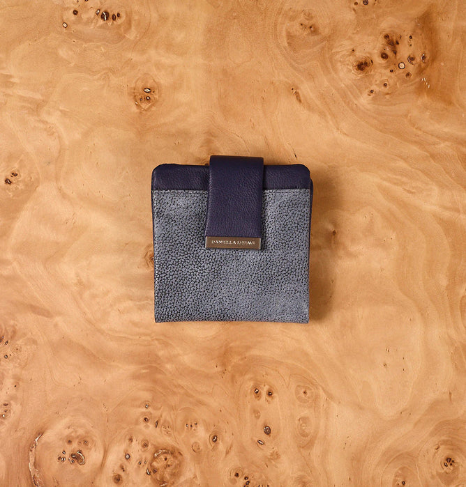 Daniella Lehavi Frida Medium Wallet, Blue 