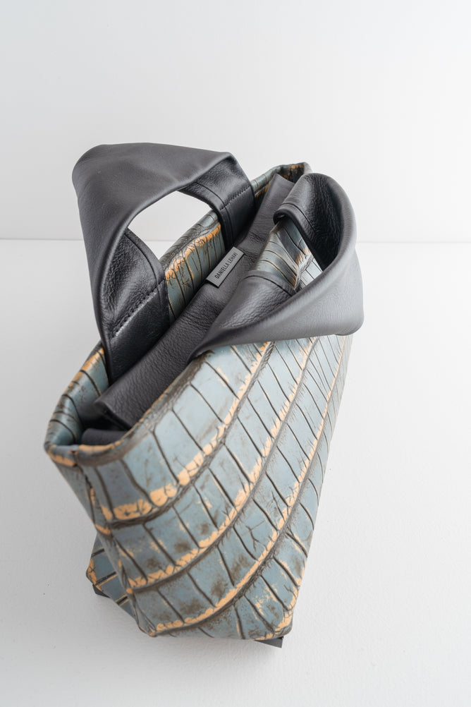 Alexa Landscape Ringlet Bag, Cobalt