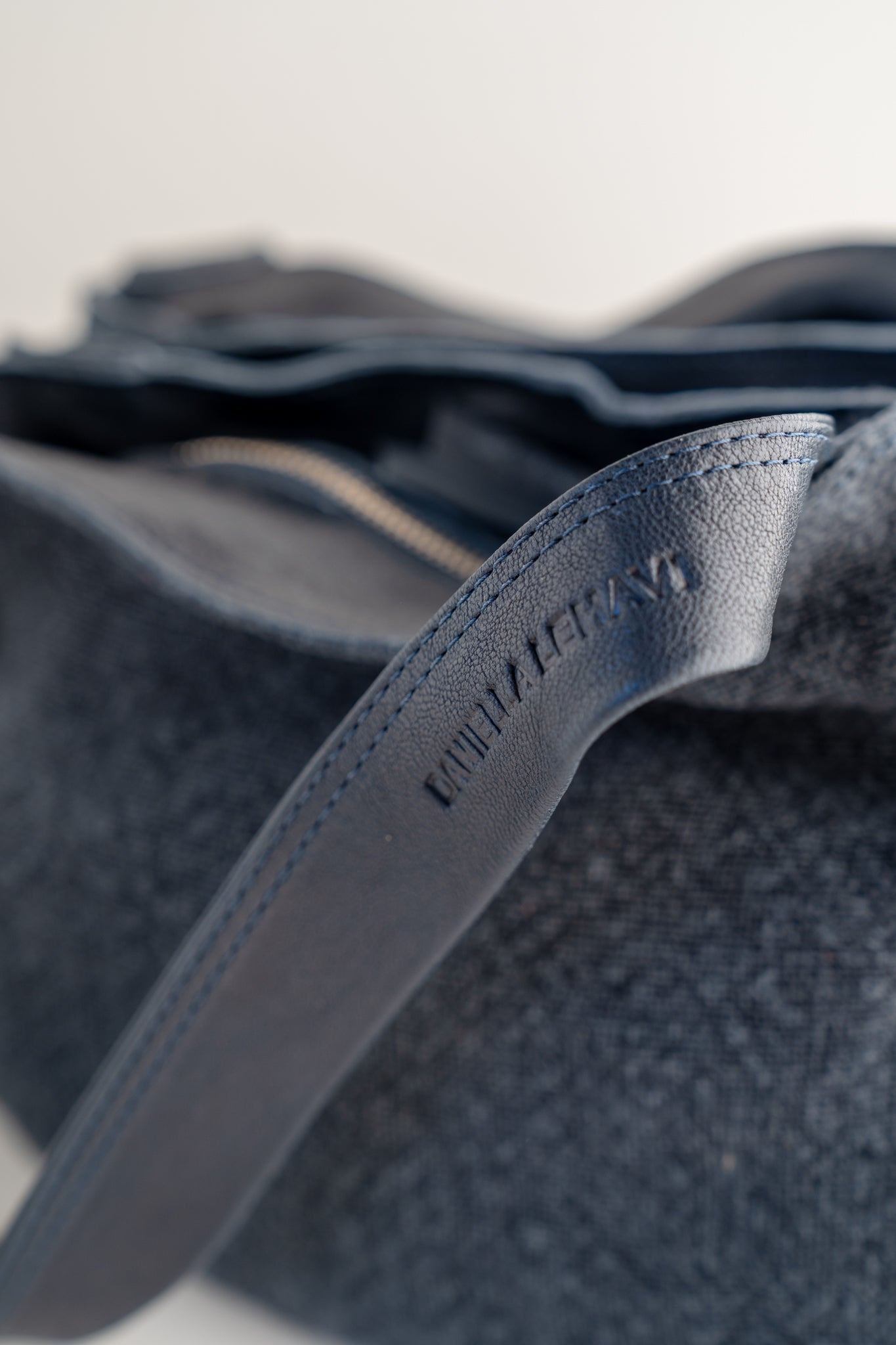 Daniella Lehavi Olympia Medium Tote, Stonewash Navy 