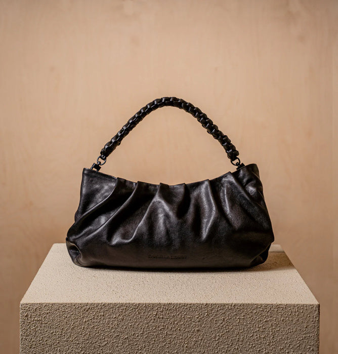 Daniella Lehavi Bali Braided Landscape Bag, Black 