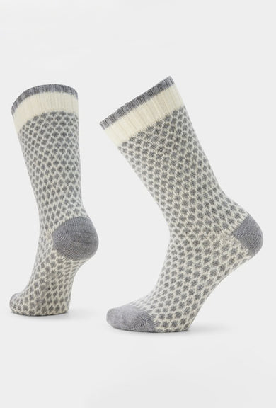 Smartwool Everyday Cozy Popcorn Polka Dot Crew, Natural 