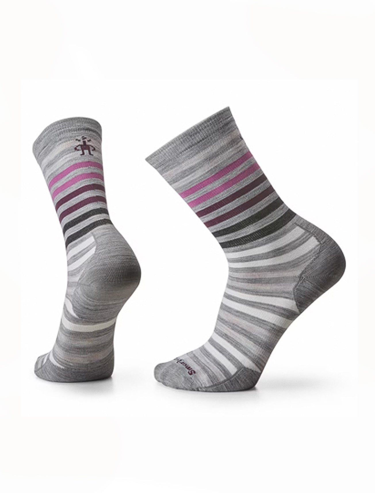 Smartwool Everyday Spruce Street Crew Socks, Light Gray 