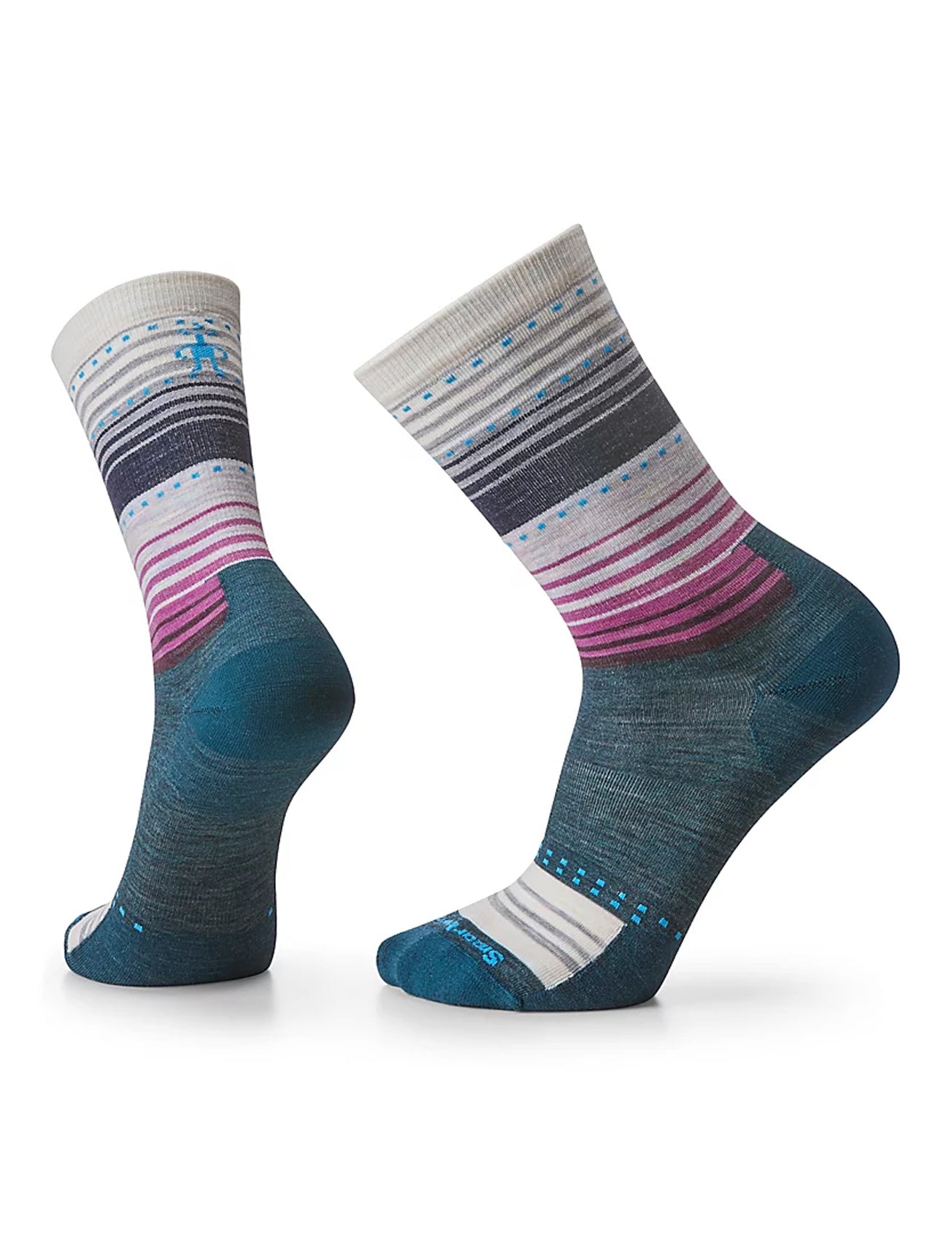 Smartwool Everyday Stitch Stripe Crew, Twilight Blue 