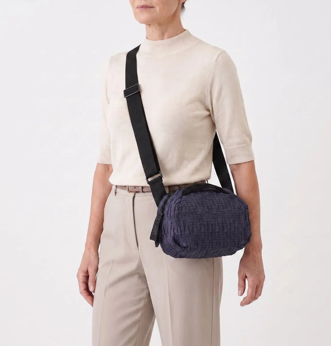 Daniella Lehavi Frankie Crossbody Bag, Navy 