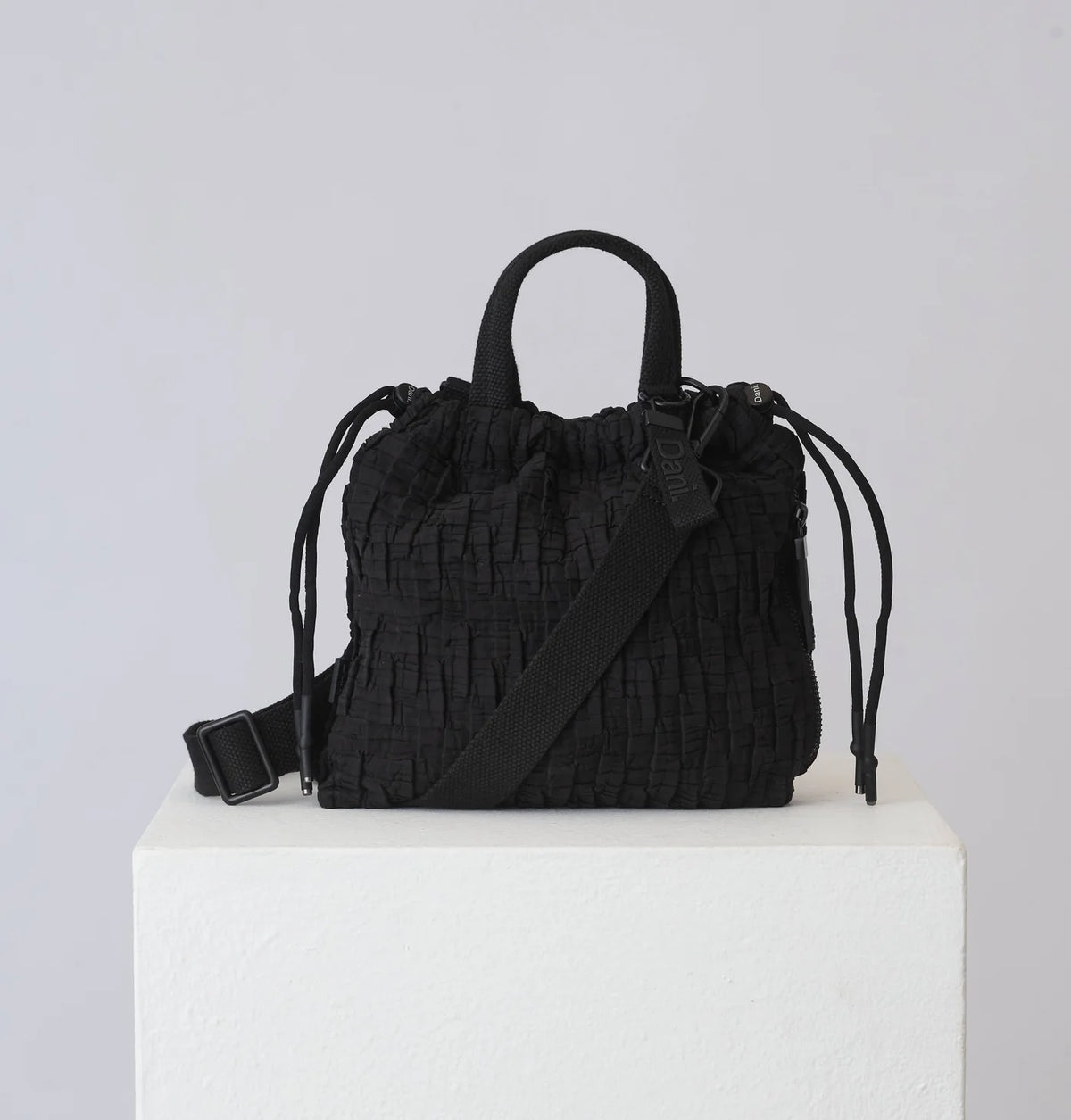Daniella Lehavi Frankie Small Bucket Bag, Black Black 