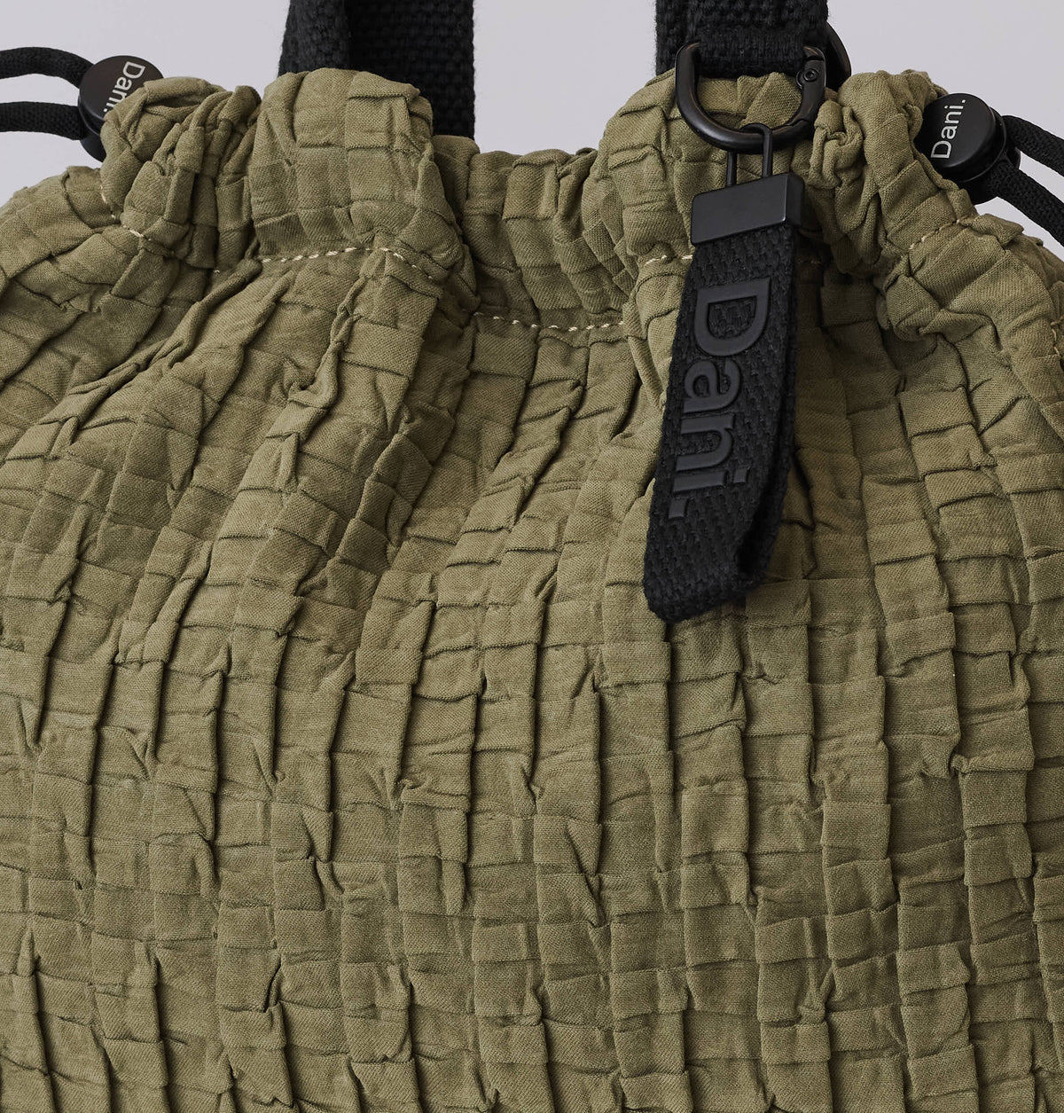 Daniella Lehavi Frankie Small Bucket Bag, Olive 