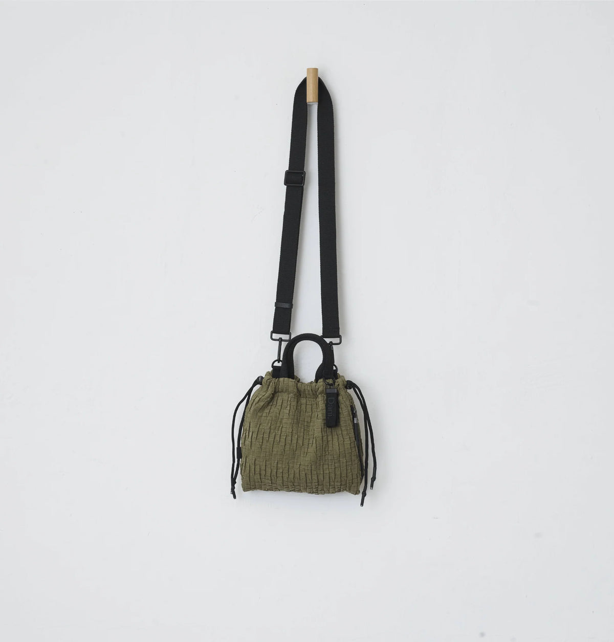 Daniella Lehavi Frankie Small Bucket Bag, Olive 