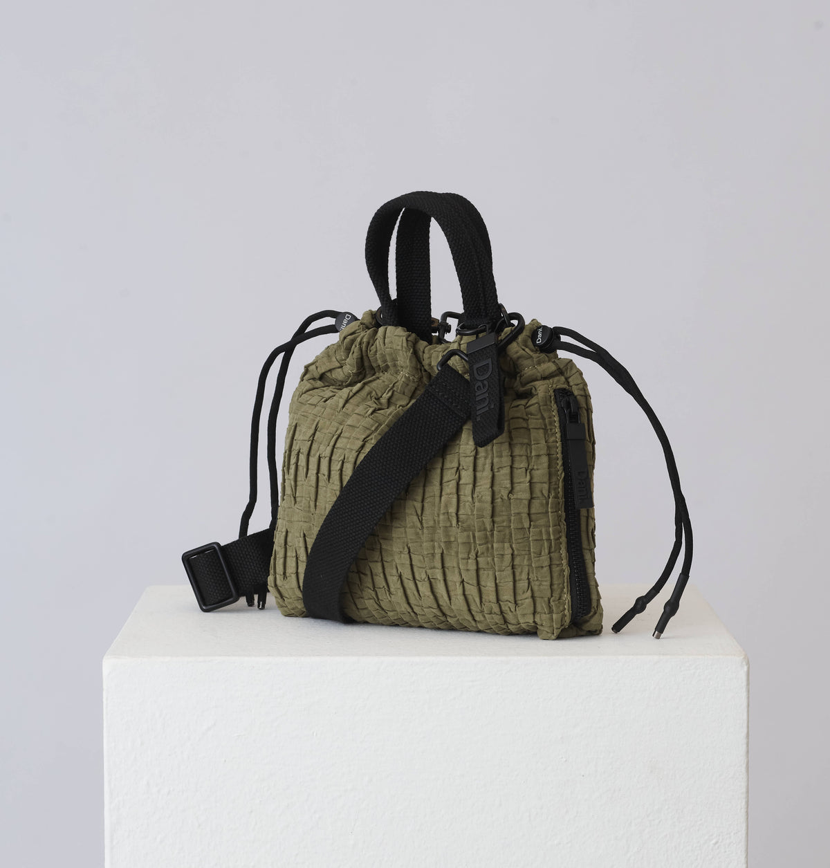 Daniella Lehavi Frankie Small Bucket Bag, Olive 