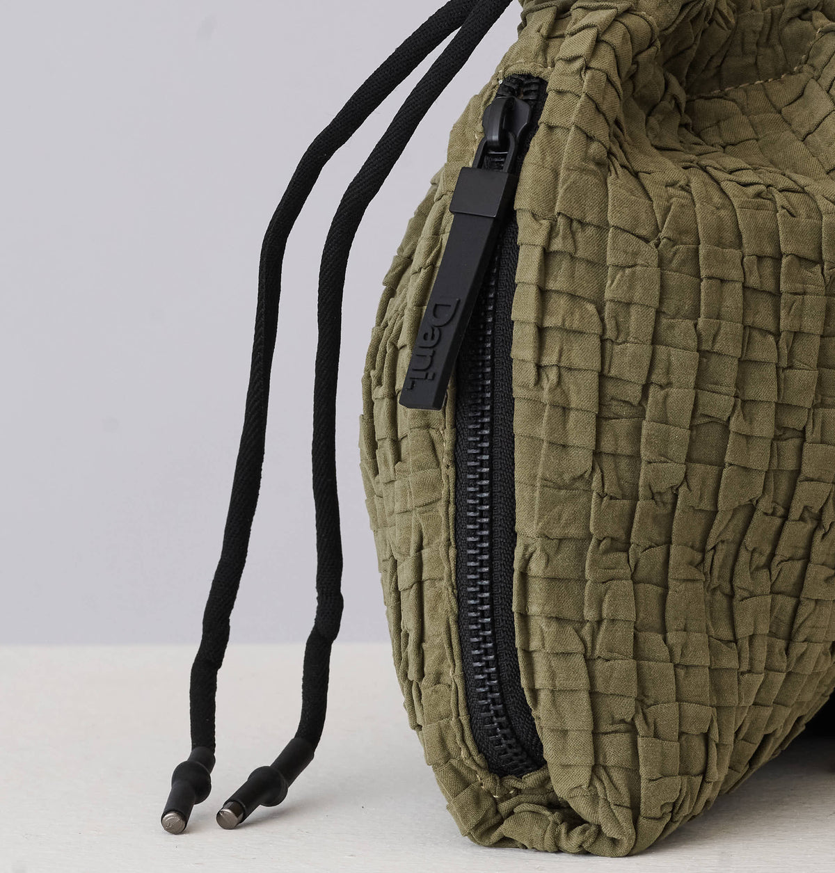 Daniella Lehavi Frankie Small Bucket Bag, Olive 