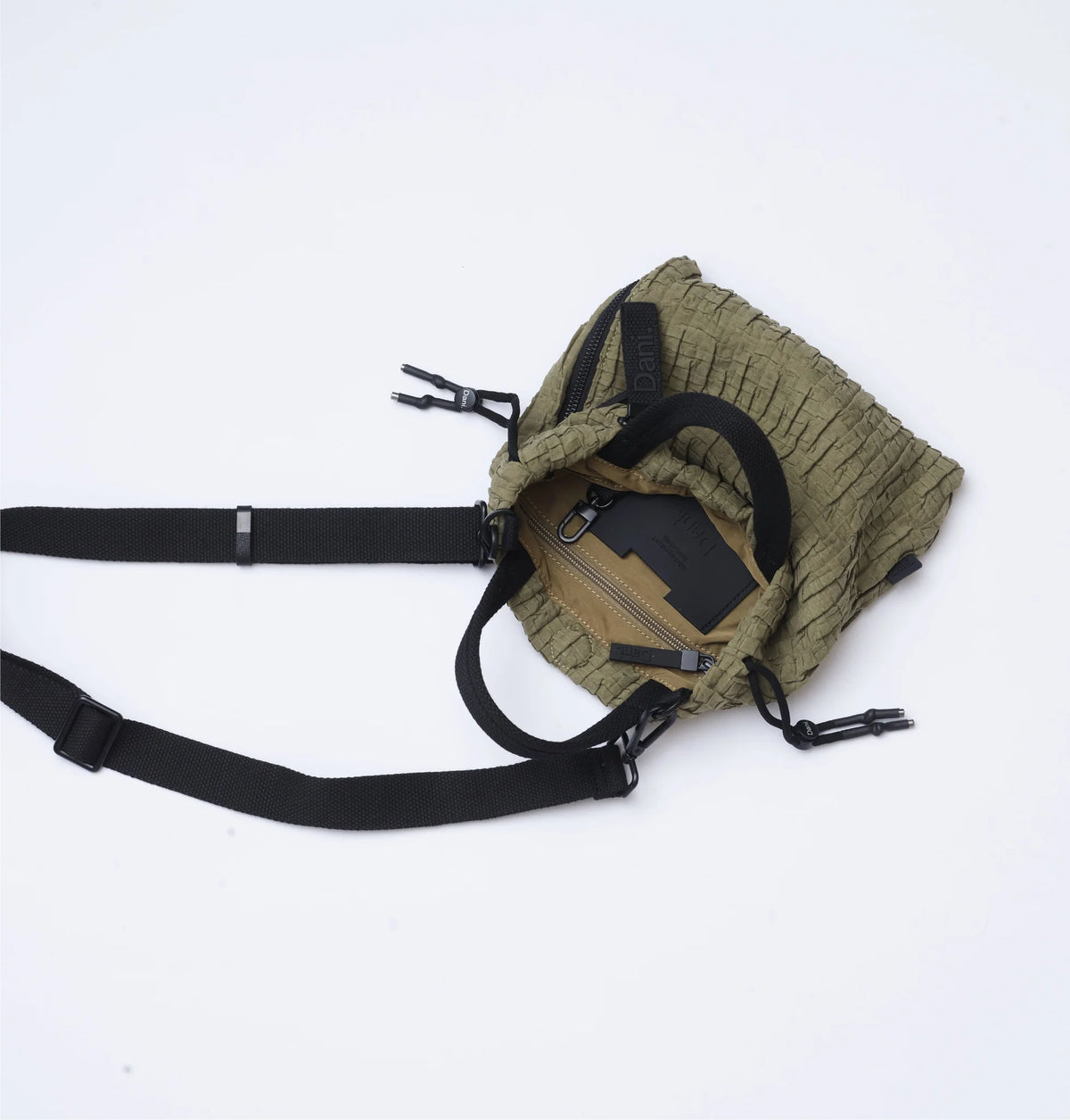 Daniella Lehavi Frankie Small Bucket Bag, Olive 