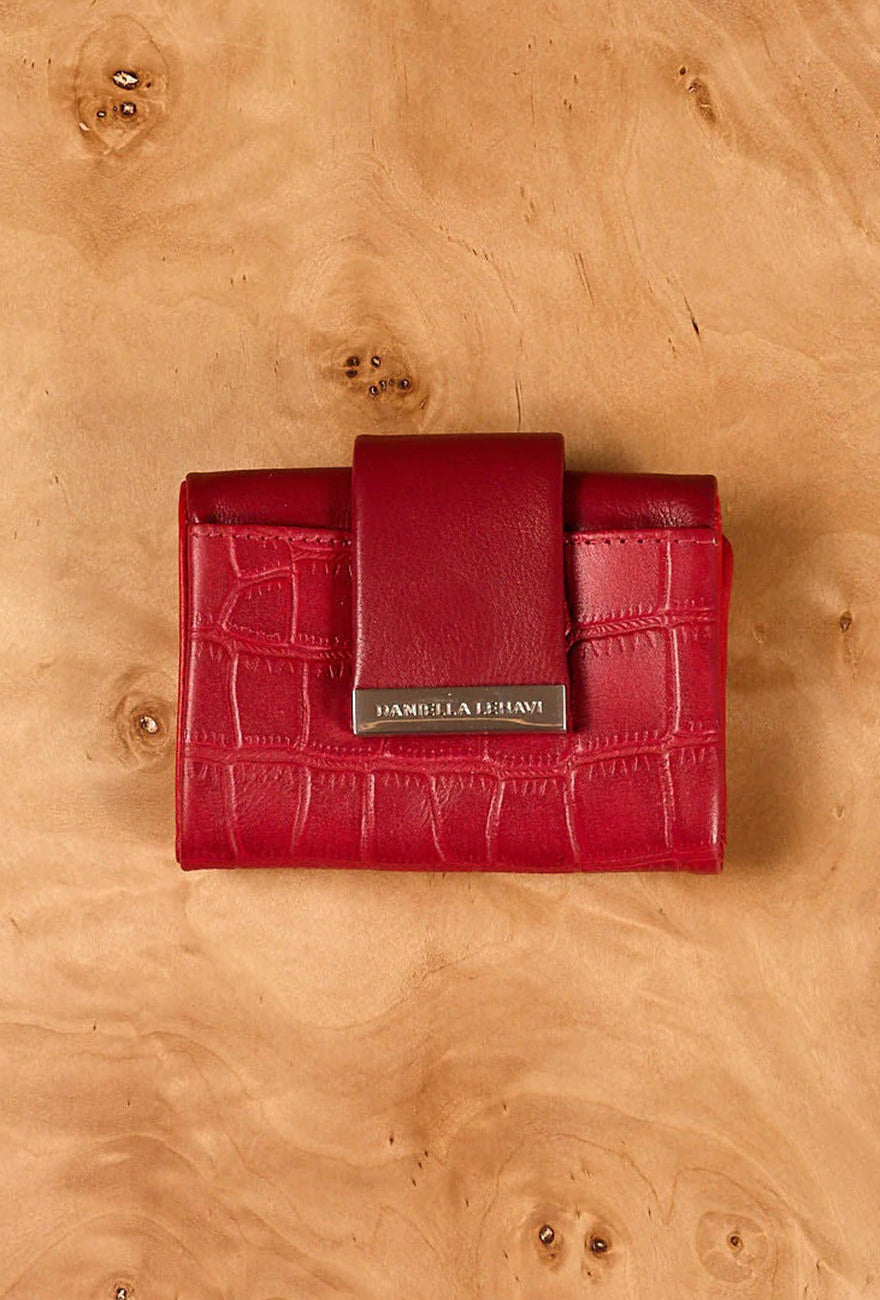 Daniella Lehavi Frida Small Wallet, Red 