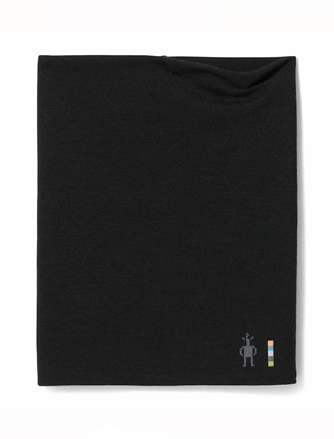 Smartwool Thermal Reverse Neck Gaiter, Black One Size Black