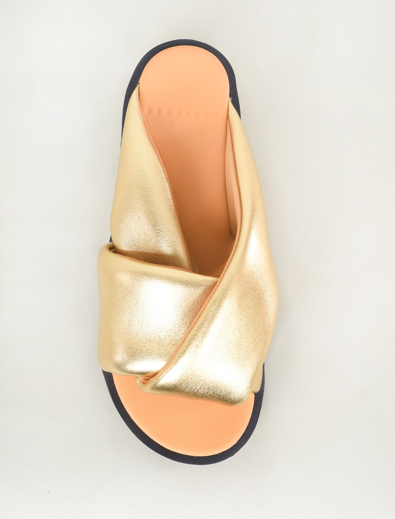 4CCCCEES Plia Anda Sandal, Gold 