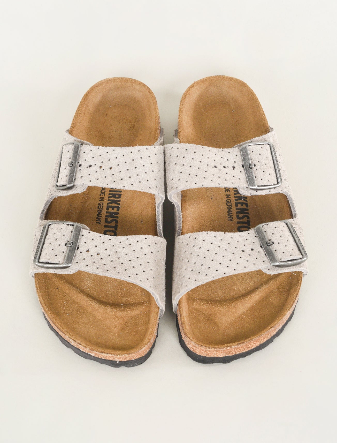 Birkenstock Arizona Embossed Sandal, Stone Dot 