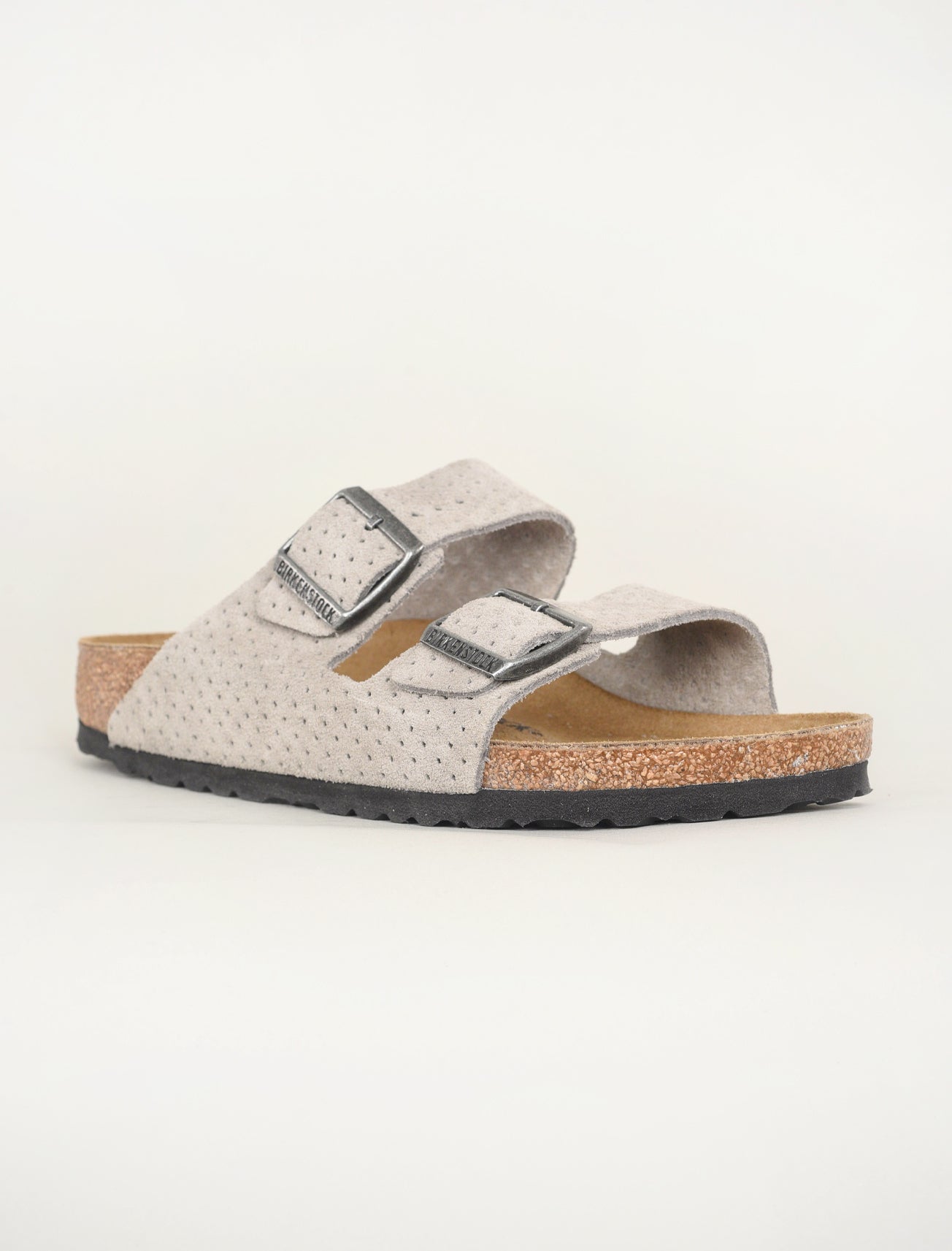 Birkenstock Arizona Embossed Sandal, Stone Dot 