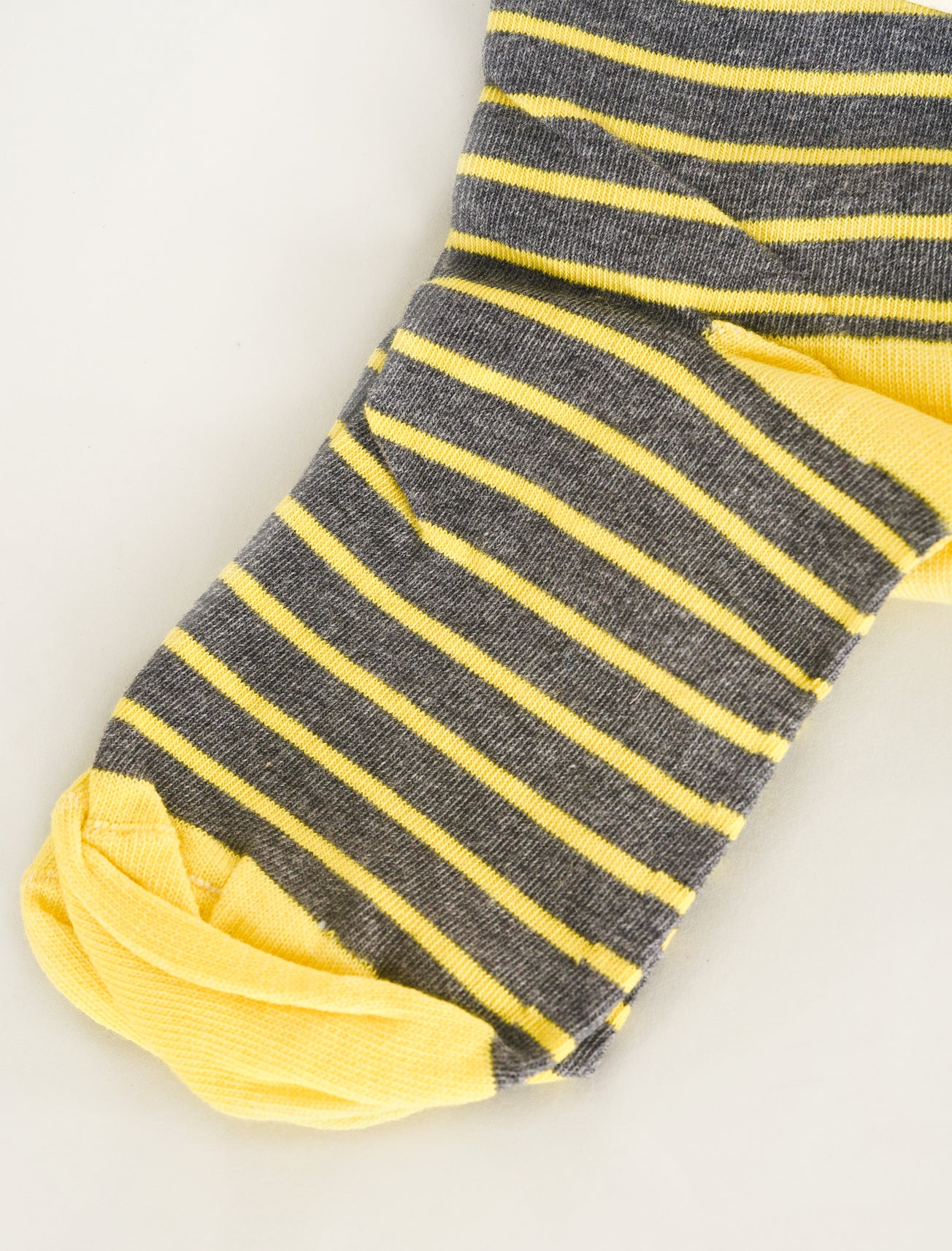 Alessandro Aste AA Classic Stripe Socks, Gray/Yellow One Size Gray