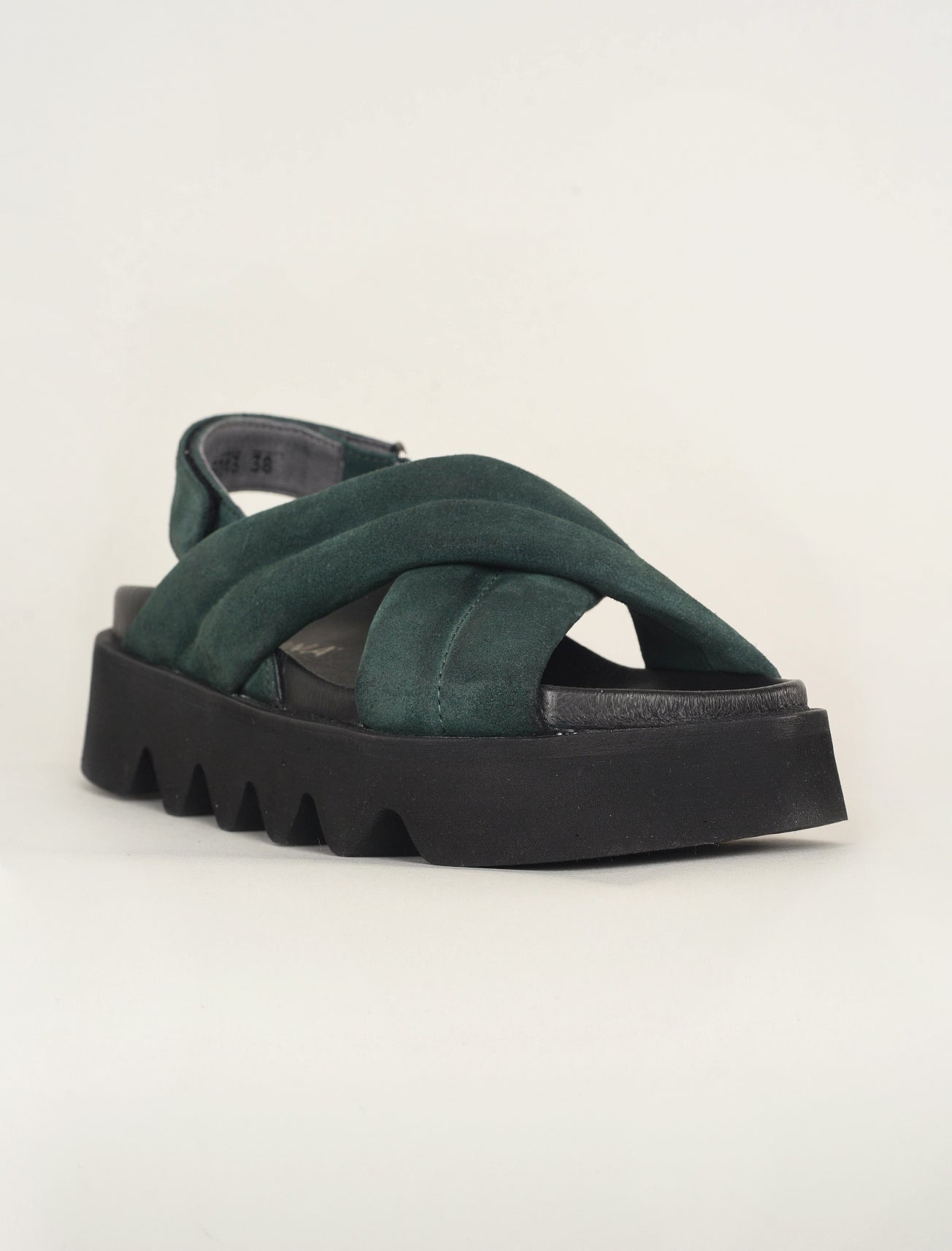 Lofina London Suede Sandal, Bottle 