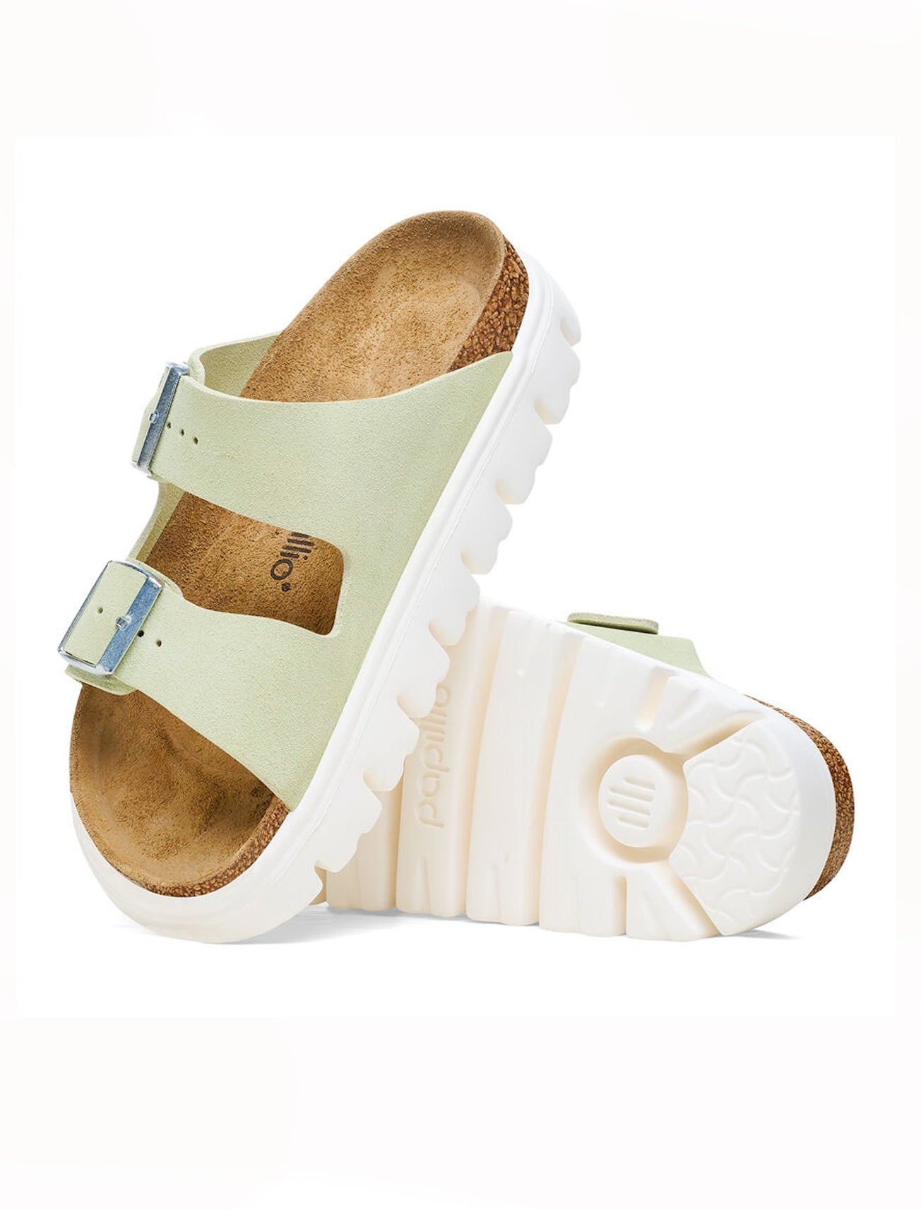 Birkenstock Arizona Chunky, Faded Lime 