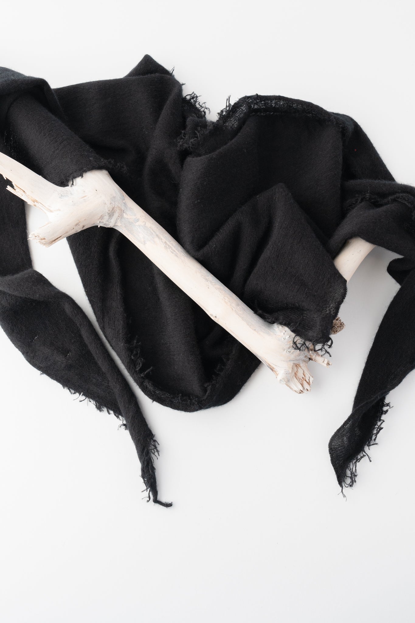 Love Mini Cashmere Scarf, Black