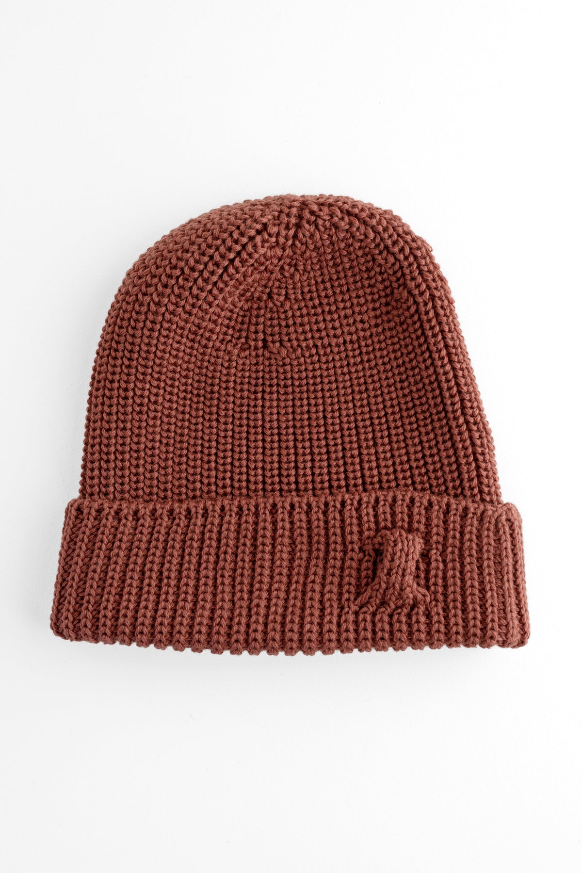 Hannes Roether Essential Wool Skull Cap, Dark Mauve 