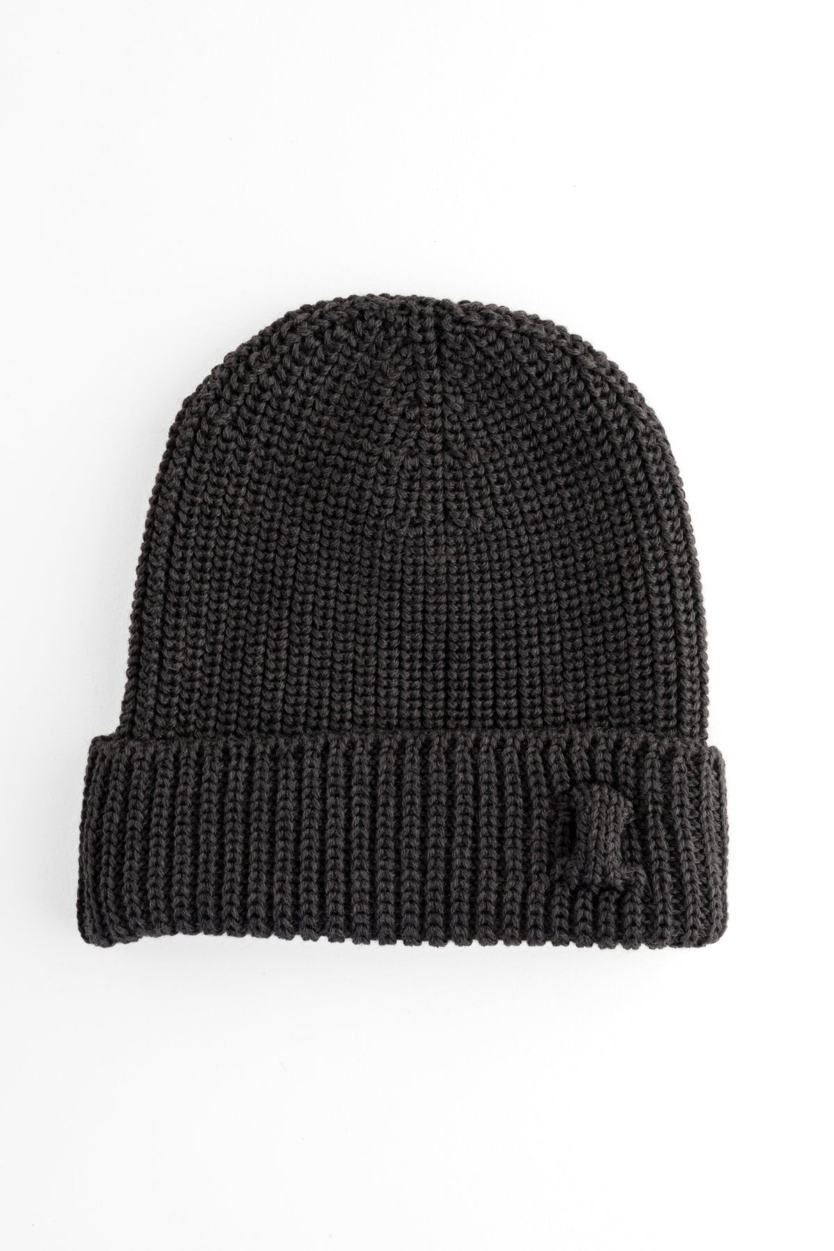Hannes Roether Essential Wool Skull Cap, Anthracite 