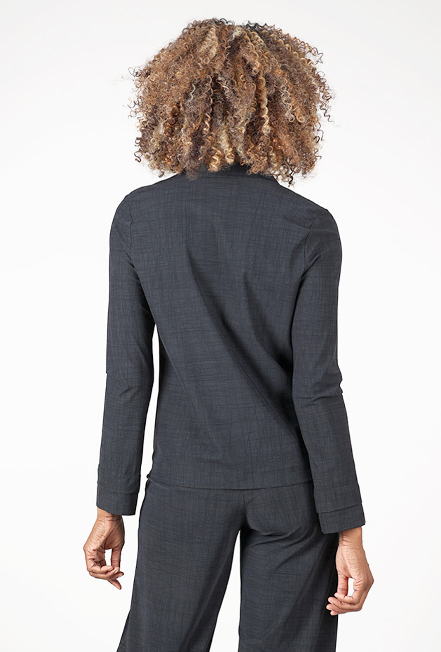 Rumi Jacket, Tar Shiota Print