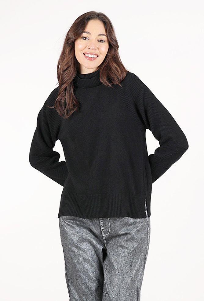 Favorite Daughter Minimalist Sweater, Black 