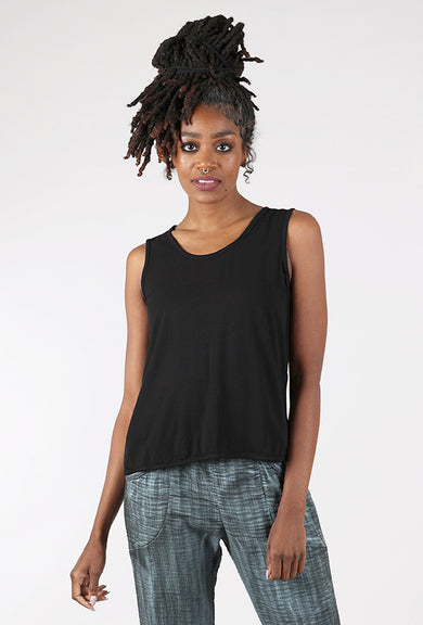 Cynthia Ashby CA Cupro Tank, Black 