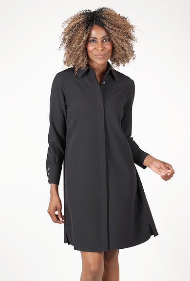Estelle & Finn Pleat Back Dress, Black 