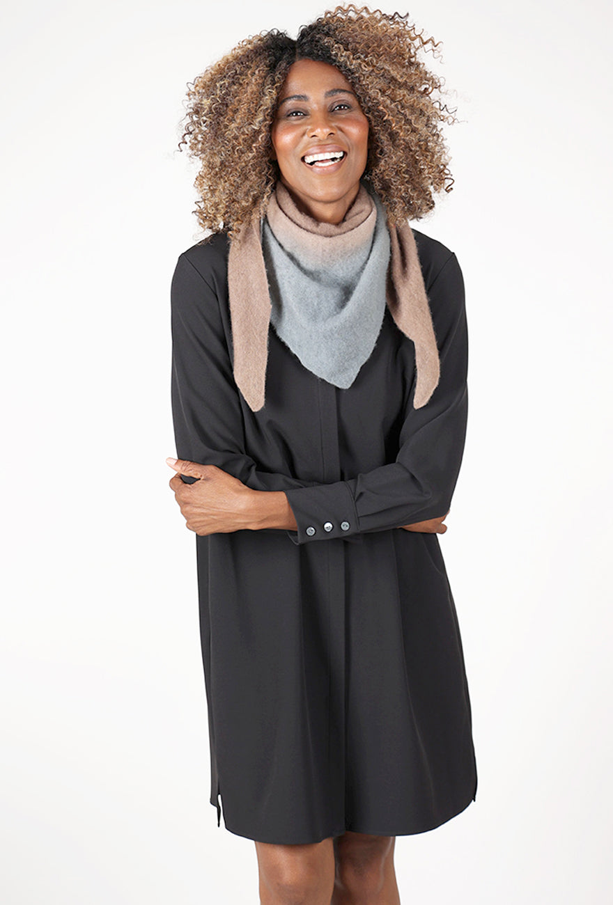 Open Knit Degradee Bandana, Oxide/Flannel