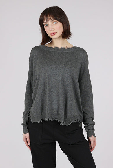 Planet Shabby Chic Sweater, Asphalt 