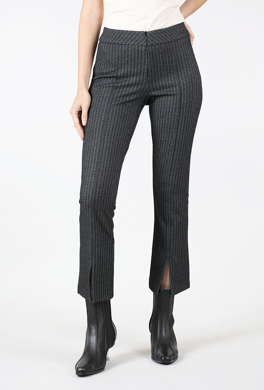 Ponte Rif Raf Pant, Gray Herringbone