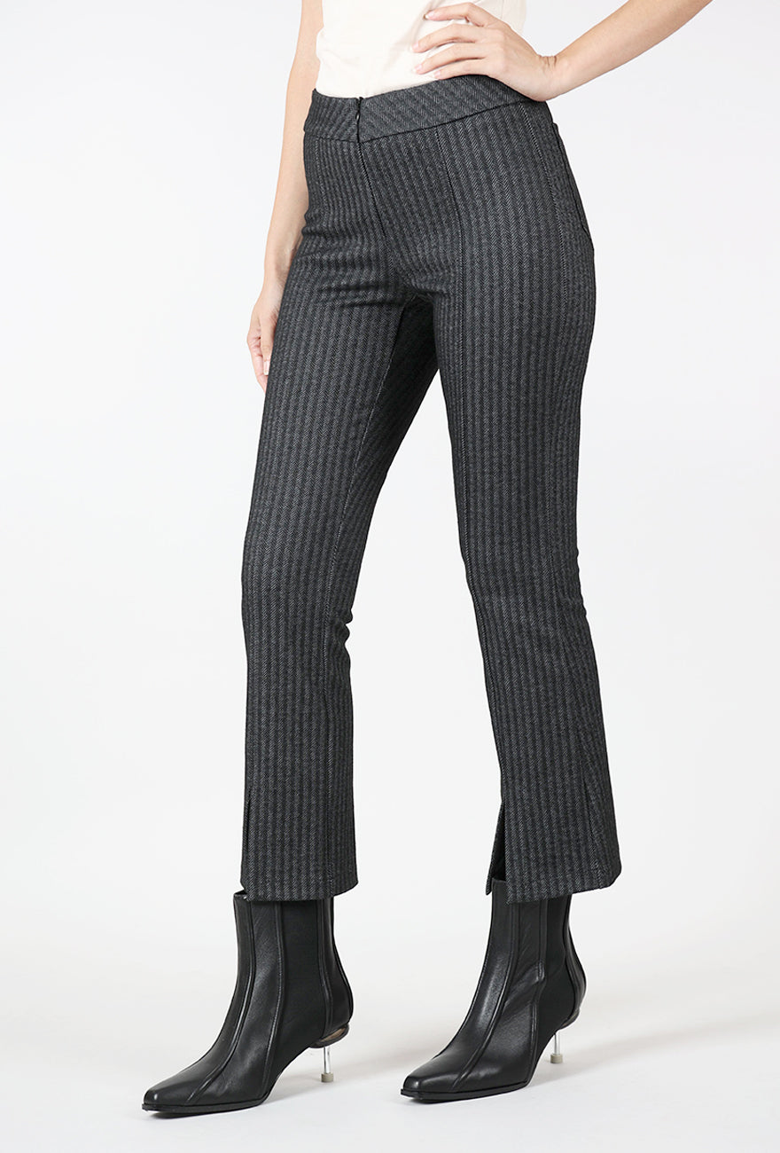 Ponte Rif Raf Pant, Gray Herringbone