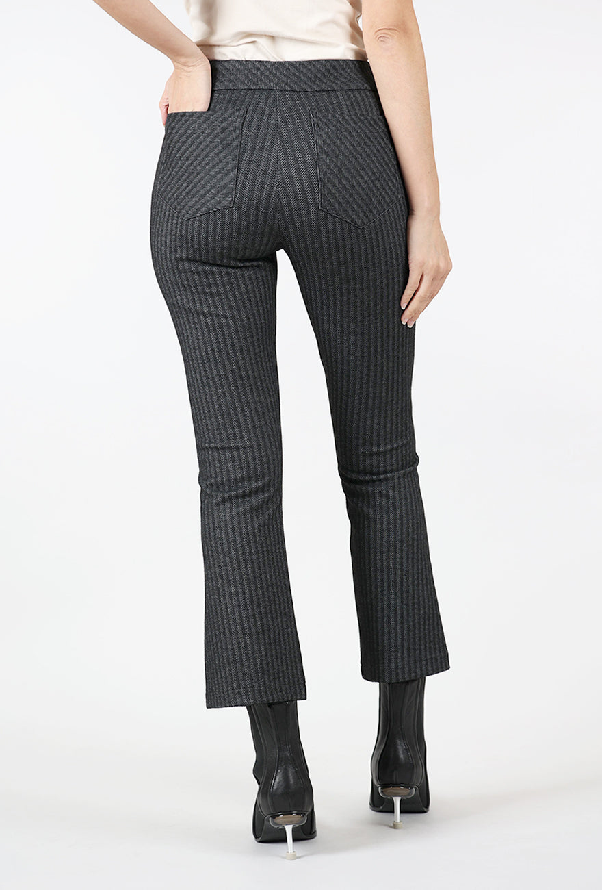Ponte Rif Raf Pant, Gray Herringbone Angle 3