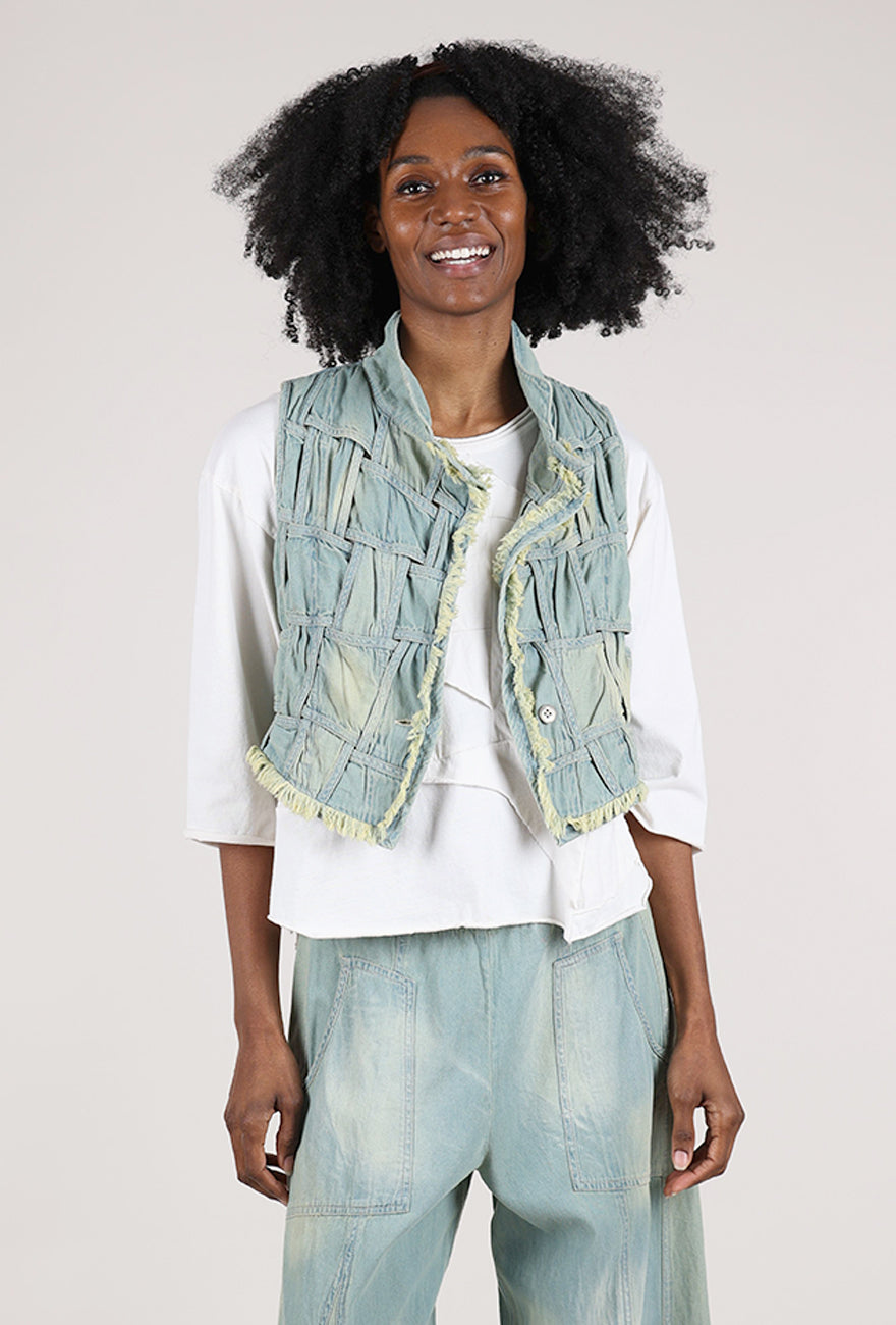 Cynthia Ashby Weave Vest, Halogen 