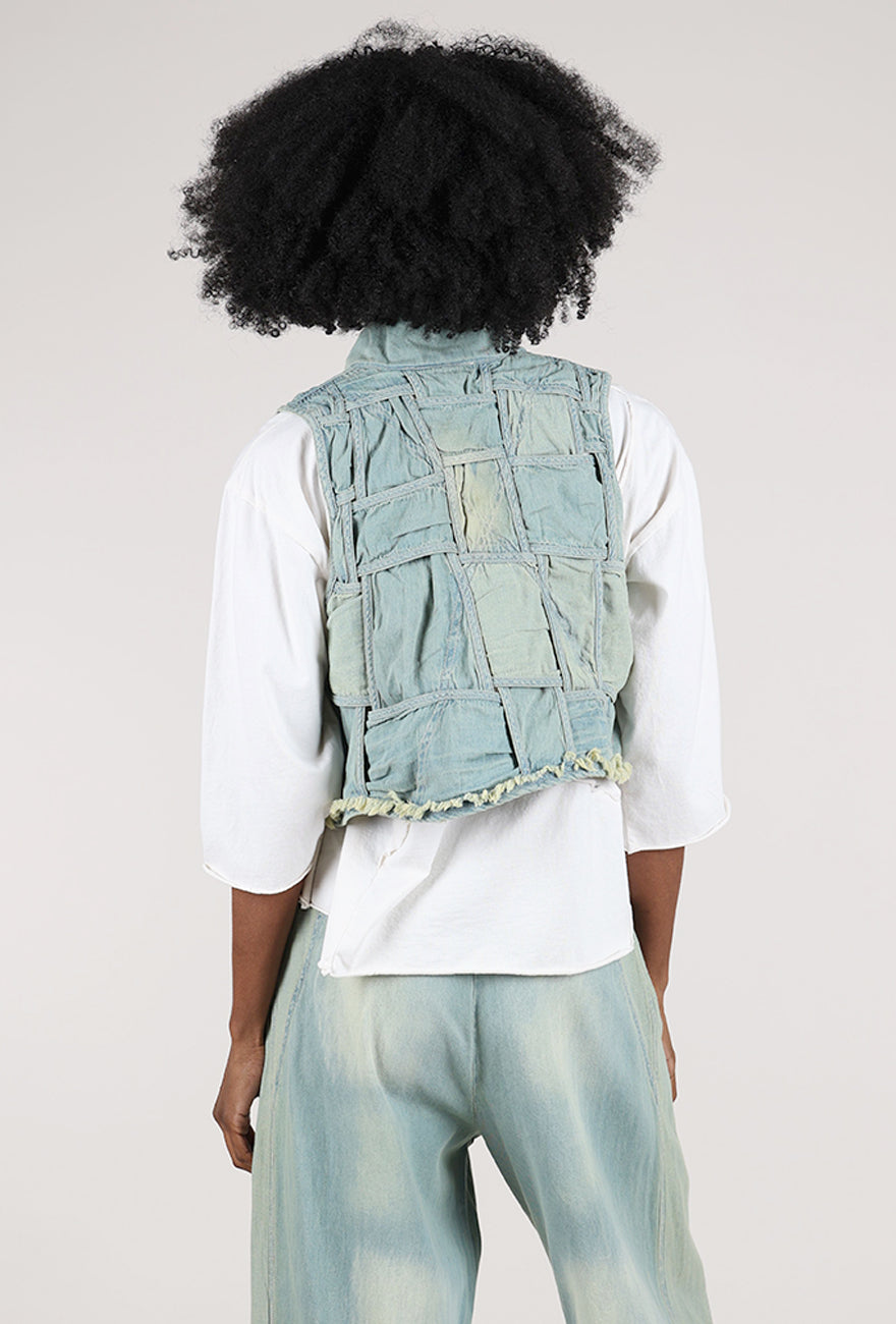 Cynthia Ashby Weave Vest, Halogen 