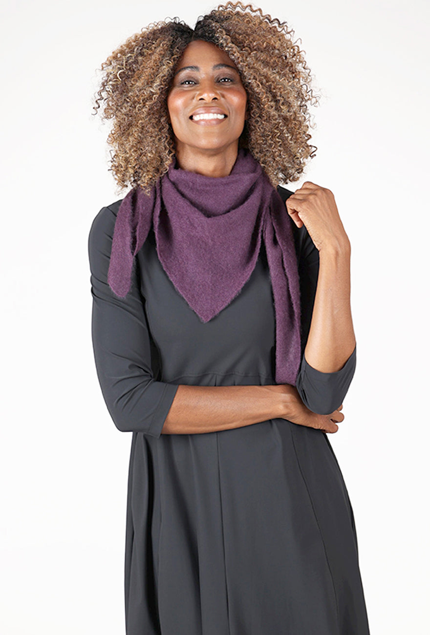 Solid Open Knit Bandana, Liqueur