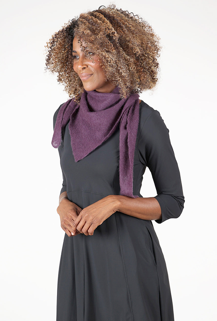 Solid Open Knit Bandana, Liqueur