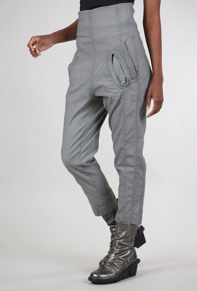 Rundholz Texture Twill Trousers, Pencil Cloud 