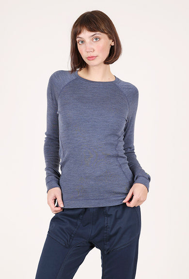 Smartwool Classic Thermal Merino Base Layer, Nightfall Blue Heather 