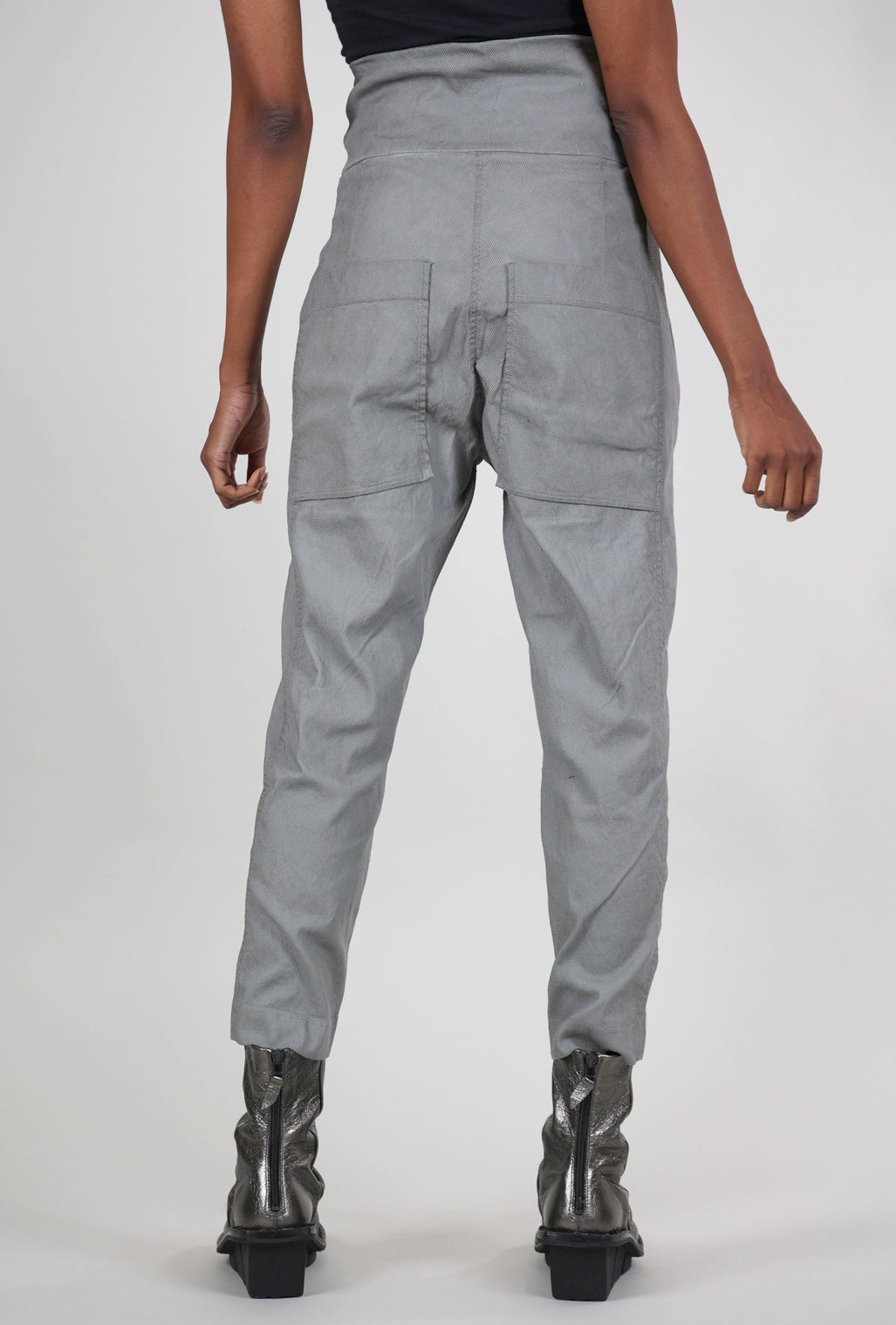 Rundholz Texture Twill Trousers, Pencil Cloud 