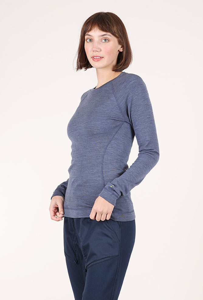 Smartwool Classic Thermal Merino Base Layer, Nightfall Blue Heather 